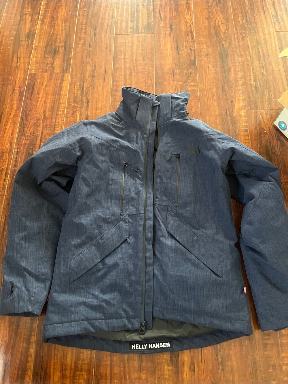 Helly Hansen Men's Dark Blue Insulated Ski Jacket